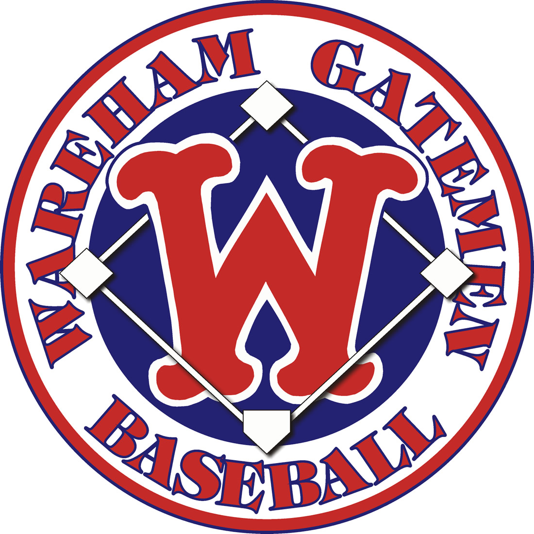 Wareham Gatemen 0-Pres Primary logo iron on heat transfer